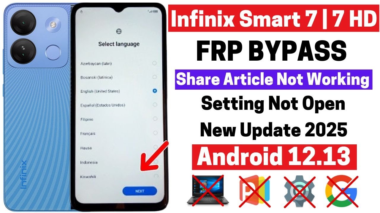 Unlocking the Infinix Smart 7/7 HD FRP Bypass 2025: What Settings Are You Missing? Unlocking the Infinix Smart 7/7 HD FRP Bypass 2025: What Settings Are You Missing?