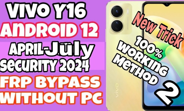 Vivo Y16 Frp Bypass Without Pc ll Android 12 ll Patch Vivo Y16 Frp Bypass Without Pc ll Android 12 ll Patch