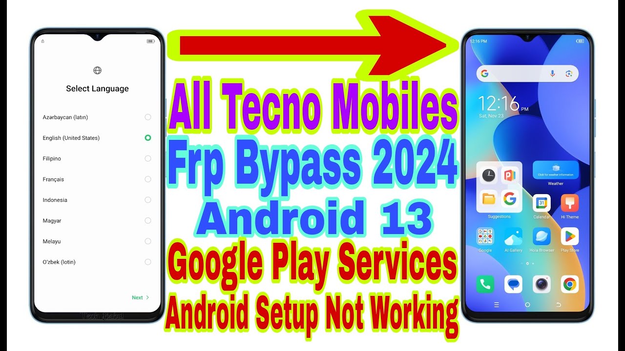 Unlock Tecno Android 13 FRP with These Apps | What Could be Causing Them Not to Work? Unlock Tecno Android 13 FRP with These Apps | What Could be Causing Them Not to Work?