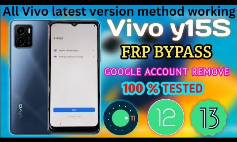 vivo Y15s y15c Frp bypass Android 11,12,13,14 new vivo Y15s y15c Frp bypass Android 11,12,13,14 new