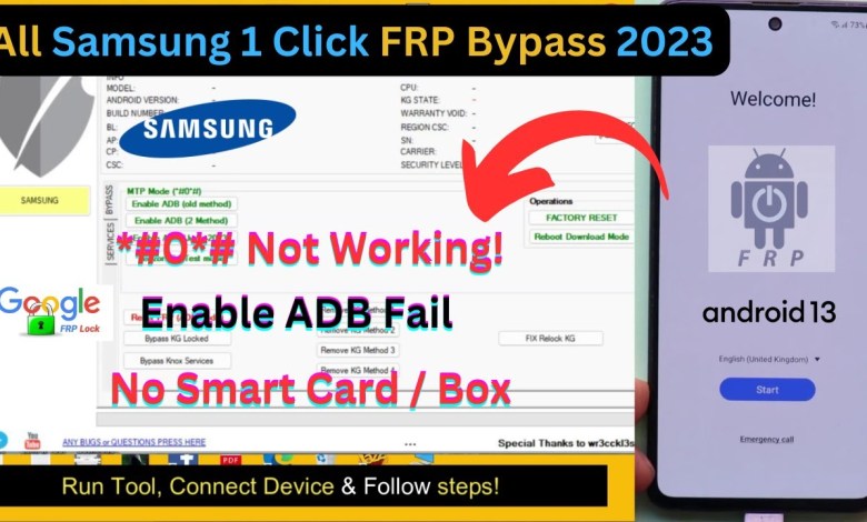 All Samsung FRP Bypass No *#0*# Enable ADB Fail All Samsung FRP Bypass No *#0*# Enable ADB Fail