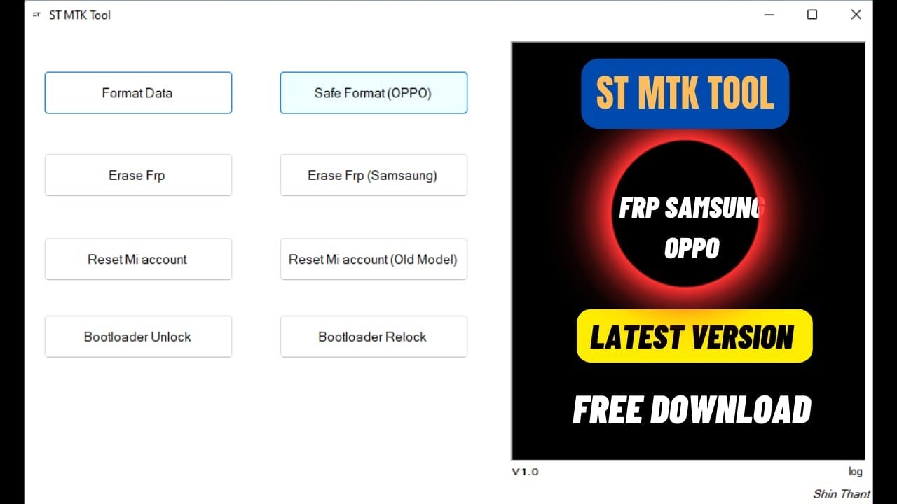 ST MTK TOOL 2024 Samsung & Oppo Frp Tool ST MTK TOOL 2024 Samsung & Oppo Frp Tool