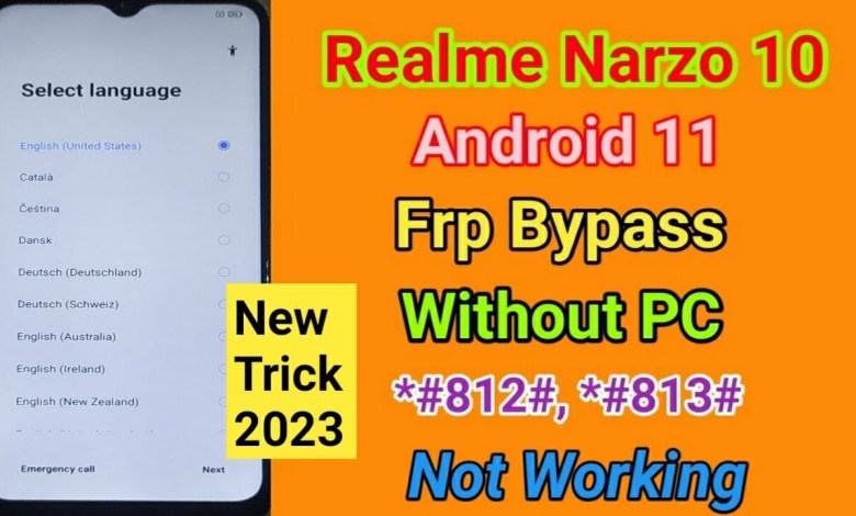 Realme Narzo 10 Android 11 FRP Bypass | realme narzo Realme Narzo 10 Android 11 FRP Bypass | realme narzo