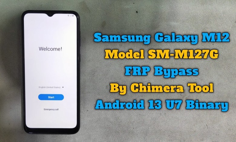 Samsung M12 FRP Bypass By Chimera Tool SM-M127G Samsung M12 FRP Bypass By Chimera Tool SM-M127G