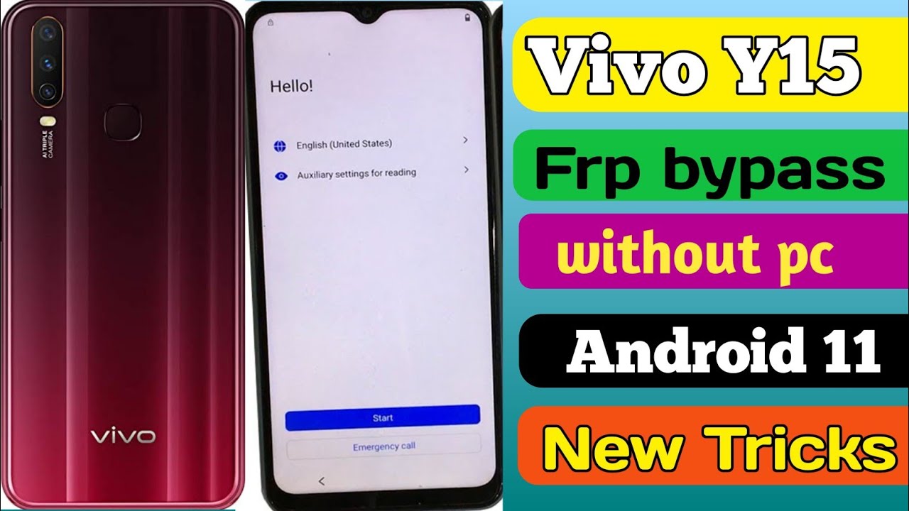 Vivo Y15 (1901) Frp Bypass Android 11/google play Vivo Y15 (1901) Frp Bypass Android 11/google play