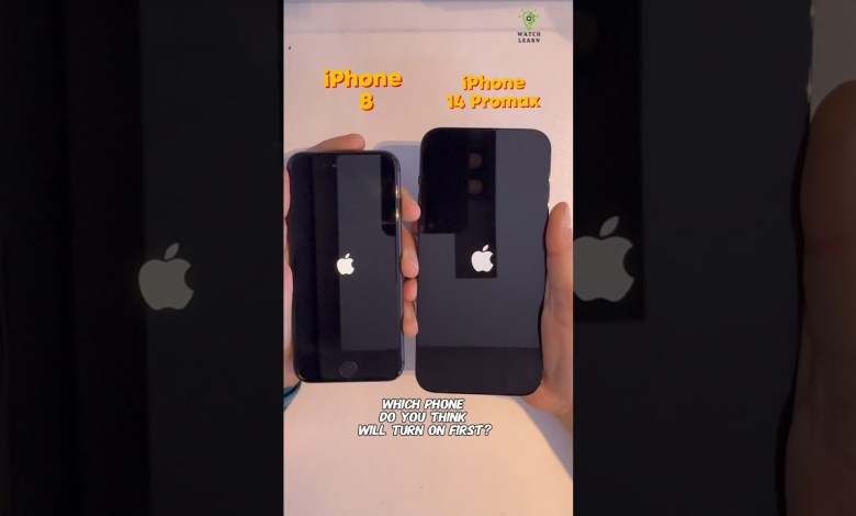 iPhone 8 vs IPhone 14 Promax Which phone will turn on iPhone 8 vs IPhone 14 Promax Which phone will turn on