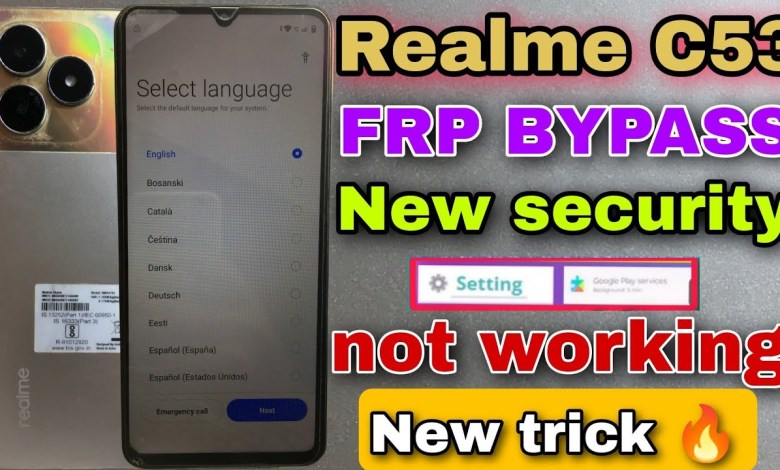 Unlock Realme C53 with Android 14: Discover the Latest Frp Bypass Method for Realme rmx3762 Unlock Realme C53 with Android 14: Discover the Latest Frp Bypass Method for Realme rmx3762