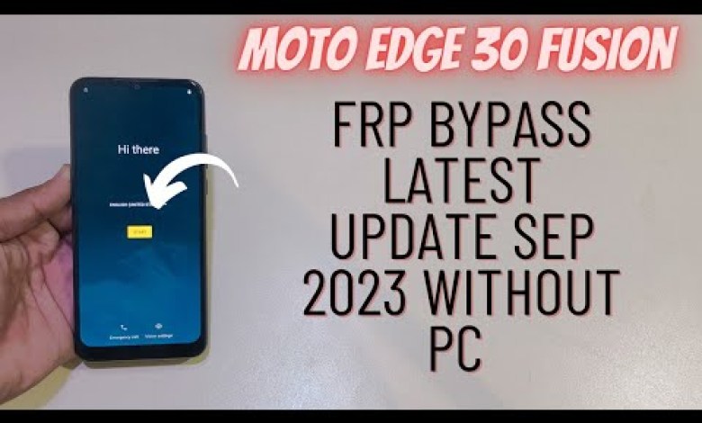 Motorola Edge 30 Fusion Frp Bypass No Need Computer Motorola Edge 30 Fusion Frp Bypass No Need Computer