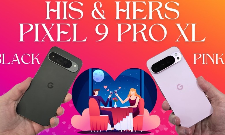 Google Pixel 9 Pro XL Pink & Black Unboxing Initial Google Pixel 9 Pro XL Pink & Black Unboxing Initial