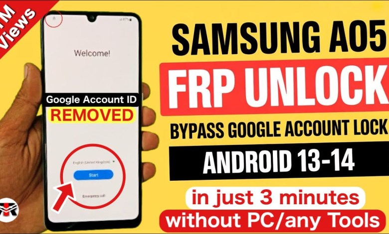 Unlocking the Secrets: Bypass FRP on Samsung Galaxy A05 for Android 13:14! Unlocking the Secrets: Bypass FRP on Samsung Galaxy A05 for Android 13:14!