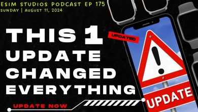 eSIM STUDIOS Podcast Wp 175 – This One Update Changed eSIM STUDIOS Podcast Wp 175 – This One Update Changed