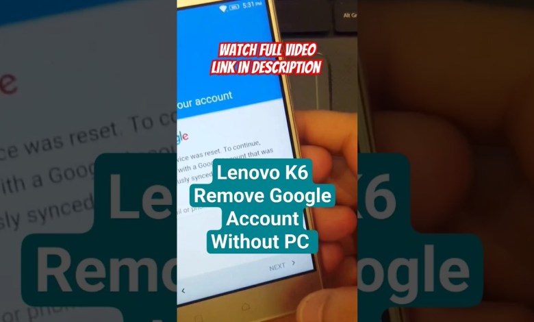 Lenovo K6 K33a48 Remove Google Account Bypass FRP. Lenovo K6 K33a48 Remove Google Account Bypass FRP.