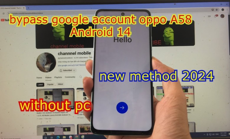 How To Bypass Google Account OPPO A58 Android 14 | Oppo How To Bypass Google Account OPPO A58 Android 14 | Oppo