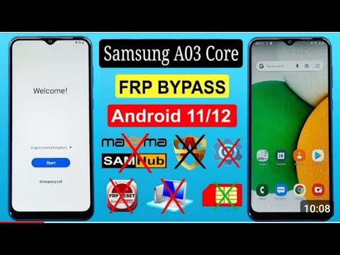 Samsung A03 Cor(SM-A032F) Frp Bypass Android Samsung A03 Cor(SM-A032F) Frp Bypass Android