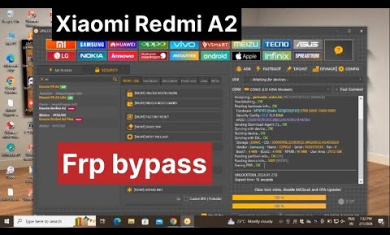 XIAOMI REDMI A2 FRP BYPASS UNLOCK TOOL ONE CLICK XIAOMI REDMI A2 FRP BYPASS UNLOCK TOOL ONE CLICK