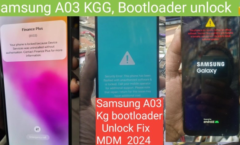 Samsung A03 KGG Fix Bootloader Unlock, Samsung A035f Samsung A03 KGG Fix Bootloader Unlock, Samsung A035f