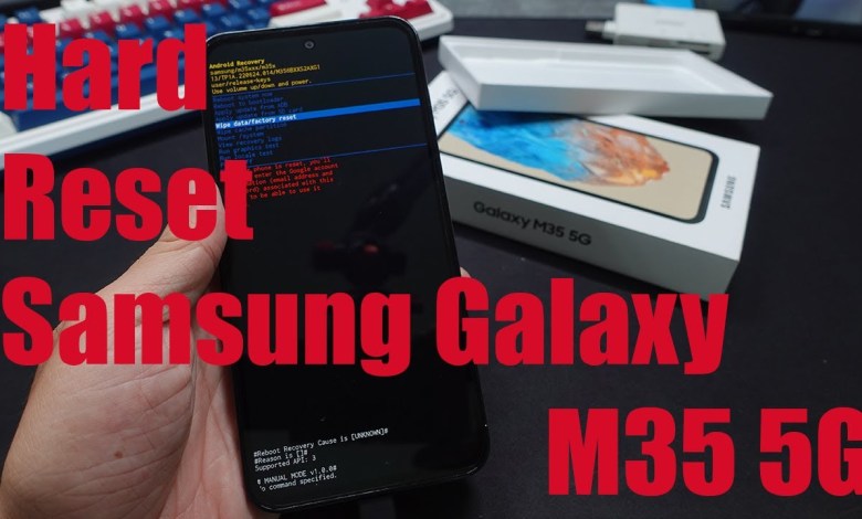 How To Hard Reset Samsung Galaxy M35 5G How To Hard Reset Samsung Galaxy M35 5G