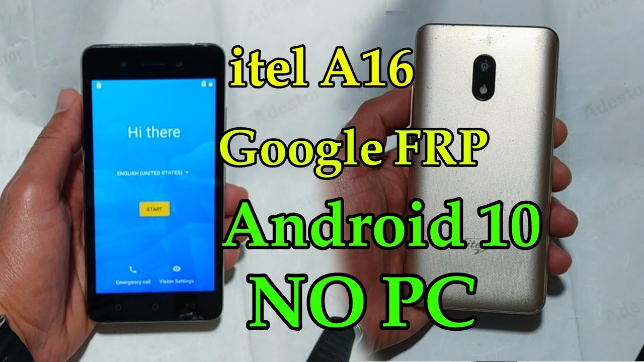 itel A16 Google FRP Bypass Android 10 itel A16 Google FRP Bypass Android 10