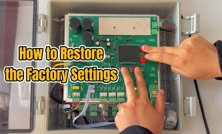 Daisy Power_How to restore factory settings Daisy Power_How to restore factory settings