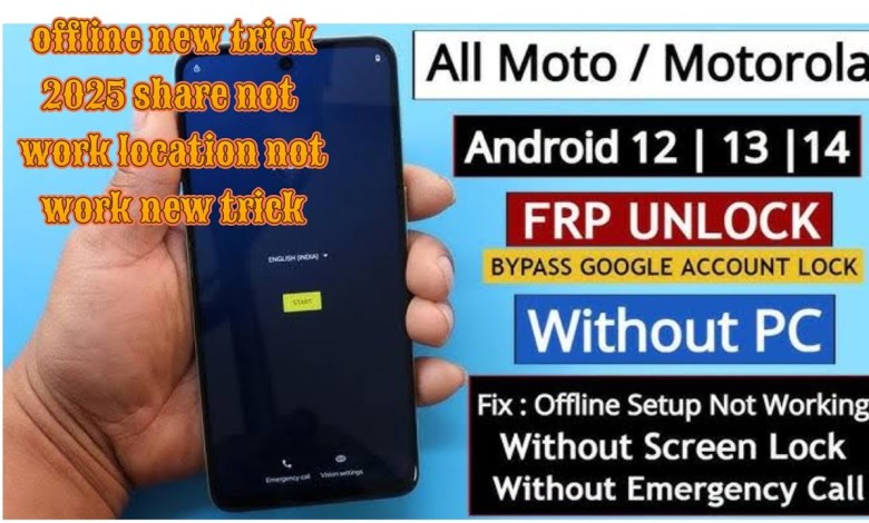Unlock the Moto G45 with Android 12, 13, or 14 without using the Share Option Unlock the Moto G45 with Android 12, 13, or 14 without using the Share Option