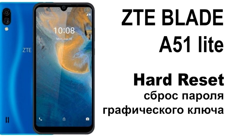 ZTE Blade A51 Lite. Reset graphic key or ZTE Blade A51 Lite. Reset graphic key or