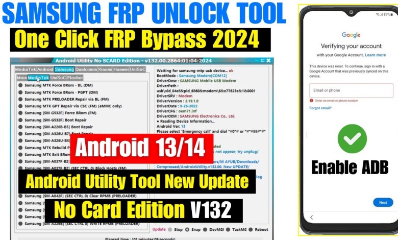Samsung FRP Bypass One Click 2024 | Android 13/14 Samsung FRP Bypass One Click 2024 | Android 13/14