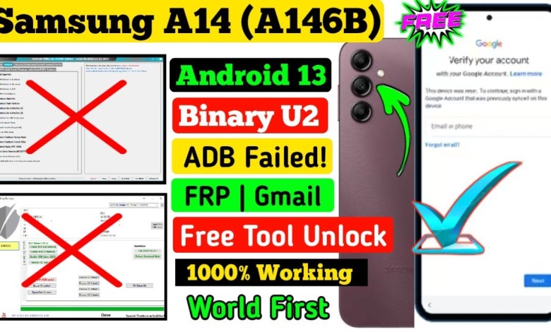 Samsung A14 Android 13 ADB Not Working || Binary U2 | Samsung A14 Android 13 ADB Not Working || Binary U2 |