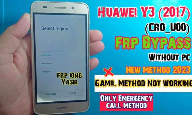 Huawei Y3 2017 Frp bypass Without pc | Huawei CRO_UOO Huawei Y3 2017 Frp bypass Without pc | Huawei CRO_UOO