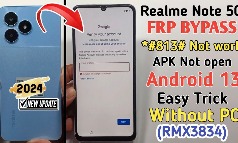 Realme Note 50 Frp Bypass Android 13 | Realme (RMX3834) Realme Note 50 Frp Bypass Android 13 | Realme (RMX3834)