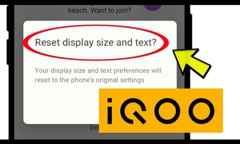 How To Reset Font And Display Size Settings On IQOO How To Reset Font And Display Size Settings On IQOO