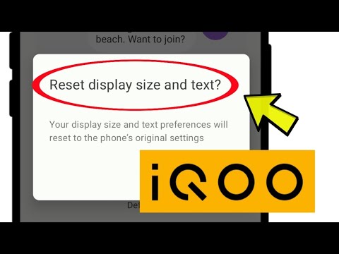 How To Reset Font And Display Size Settings On IQOO How To Reset Font And Display Size Settings On IQOO