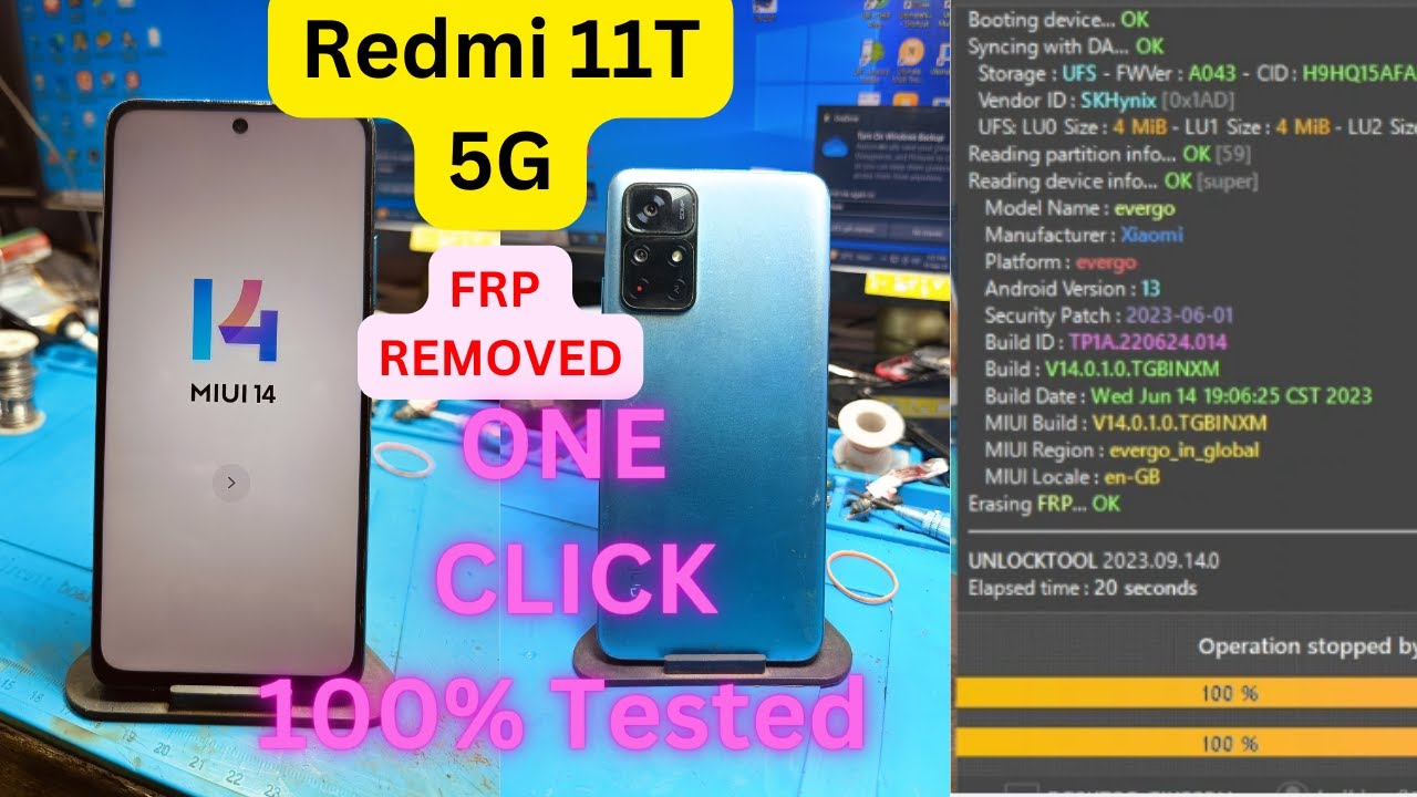Redmi Note 11T 5G | FRP | UNLOCK TOOL | MIUI 14 |2023 Redmi Note 11T 5G | FRP | UNLOCK TOOL | MIUI 14 |2023