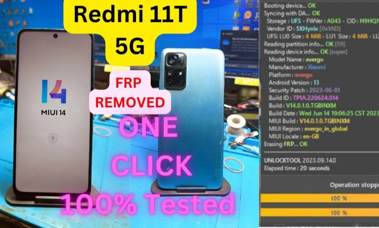 Redmi Note 11T 5G | FRP | UNLOCK TOOL | MIUI 14 |2023 Redmi Note 11T 5G | FRP | UNLOCK TOOL | MIUI 14 |2023
