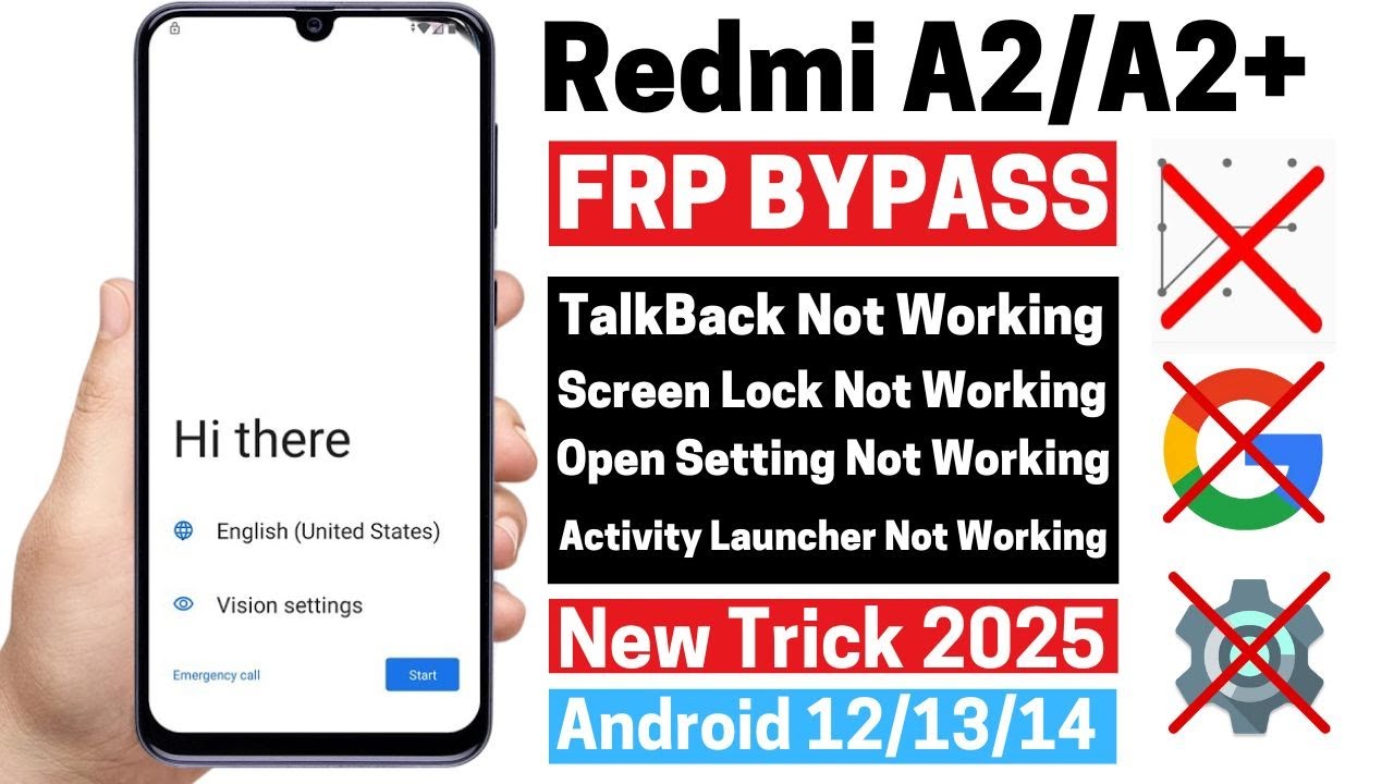 Redmi A2 Plus Frp Bypass Android 13,14 | Curious About Why Setting Is Not Working Redmi A2 Plus Frp Bypass Android 13,14 | Curious About Why Setting Is Not Working