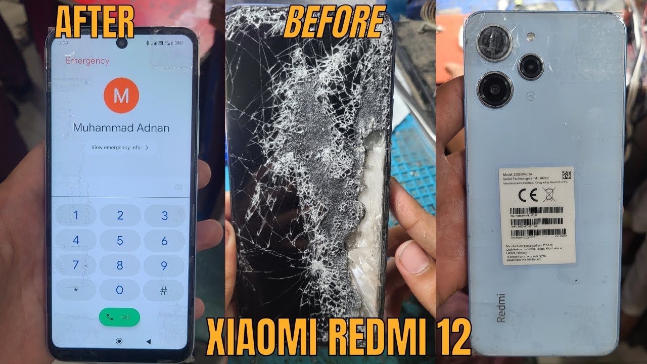 How to Restore Xiaomi Redmi 12 Cracked Screen How to Restore Xiaomi Redmi 12 Cracked Screen