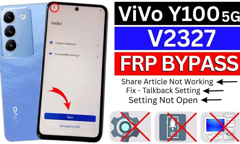 Unlocking Secrets: How to Bypass FRP on the Vivo Y100 5G (V2327) Running Android 14 Without a PC! Unlocking Secrets: How to Bypass FRP on the Vivo Y100 5G (V2327) Running Android 14 Without a PC!