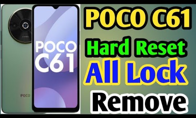 Poco C61 Hard Reset ! Poco C61 password kaise tode ! Poco C61 Hard Reset ! Poco C61 password kaise tode !