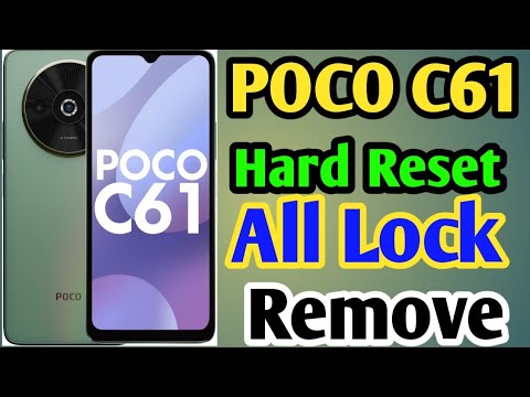 Poco C61 Hard Reset ! Poco C61 password kaise tode ! Poco C61 Hard Reset ! Poco C61 password kaise tode !