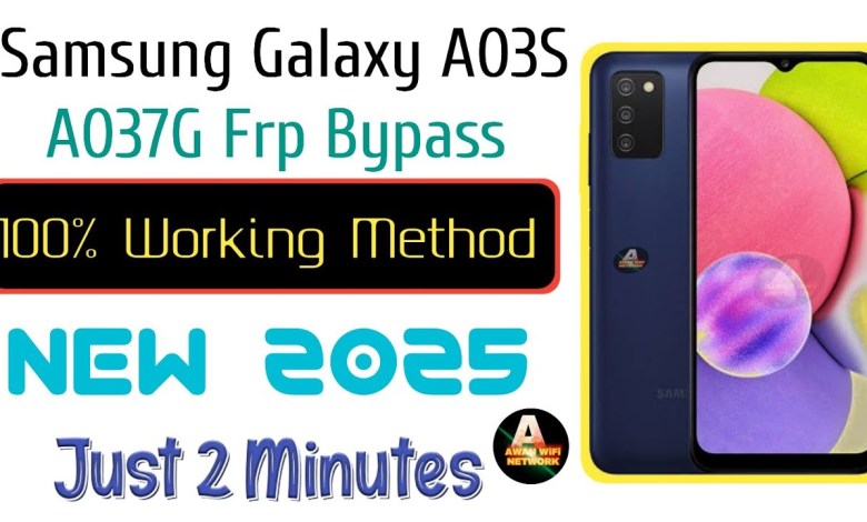 Unlock Samsung Galaxy A03s A037G with New FrP Bypass Method for 2025 Unlock Samsung Galaxy A03s A037G with New FrP Bypass Method for 2025