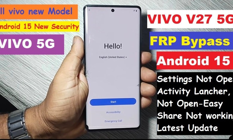 Unlocking Secrets: Bypass FRP on Vivo V27 5G with Android 15—No PC Required! Unlocking Secrets: Bypass FRP on Vivo V27 5G with Android 15—No PC Required!