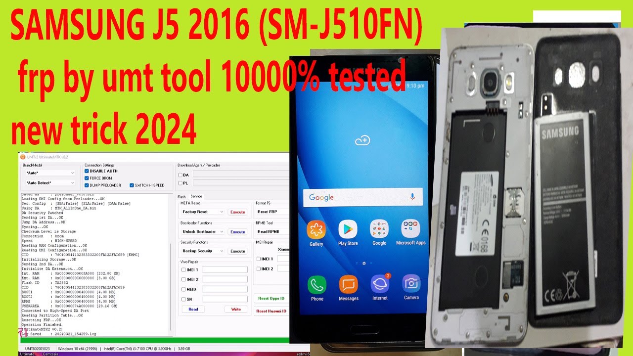 SAMSUNG J5 2016 SM J510FN FRP UNLOCK DONE UMT SAMSUNG J5 2016 SM J510FN FRP UNLOCK DONE UMT