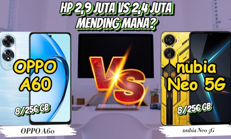 OPPO A60 vs nubia Neo 5G OPPO A60 vs nubia Neo 5G