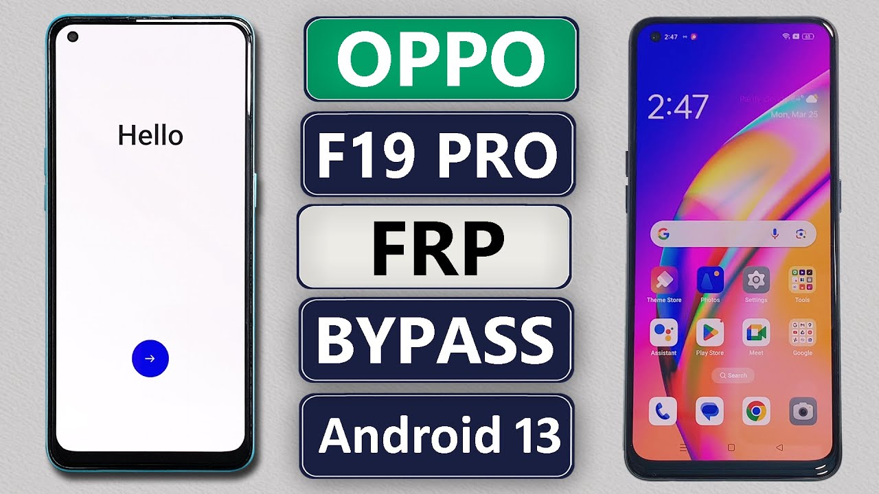 OPPO F19 PRO (CPH2285) FRP BYPASS ANDROID 13 WITHOUT PC OPPO F19 PRO (CPH2285) FRP BYPASS ANDROID 13 WITHOUT PC