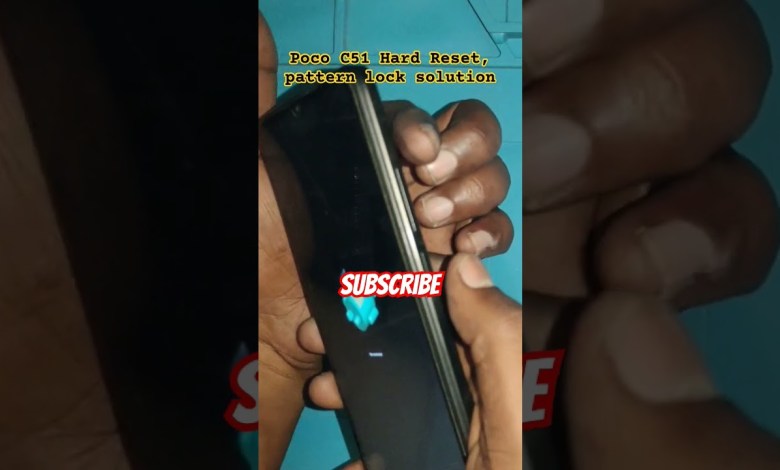 Poco c51 hard reset | pattern lock solution #shorts Poco c51 hard reset | pattern lock solution #shorts