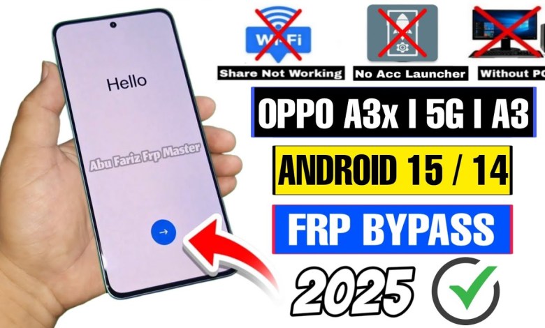 Unlocking OPPO A3x FRP Bypass on Android 15/14: No PC Needed – Discover the WiFi Share Method! Unlocking OPPO A3x FRP Bypass on Android 15/14: No PC Needed – Discover the WiFi Share Method!