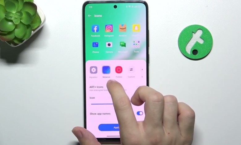 Oppo Reno 12 FS – How to Change Icon Size – Customize Oppo Reno 12 FS – How to Change Icon Size – Customize