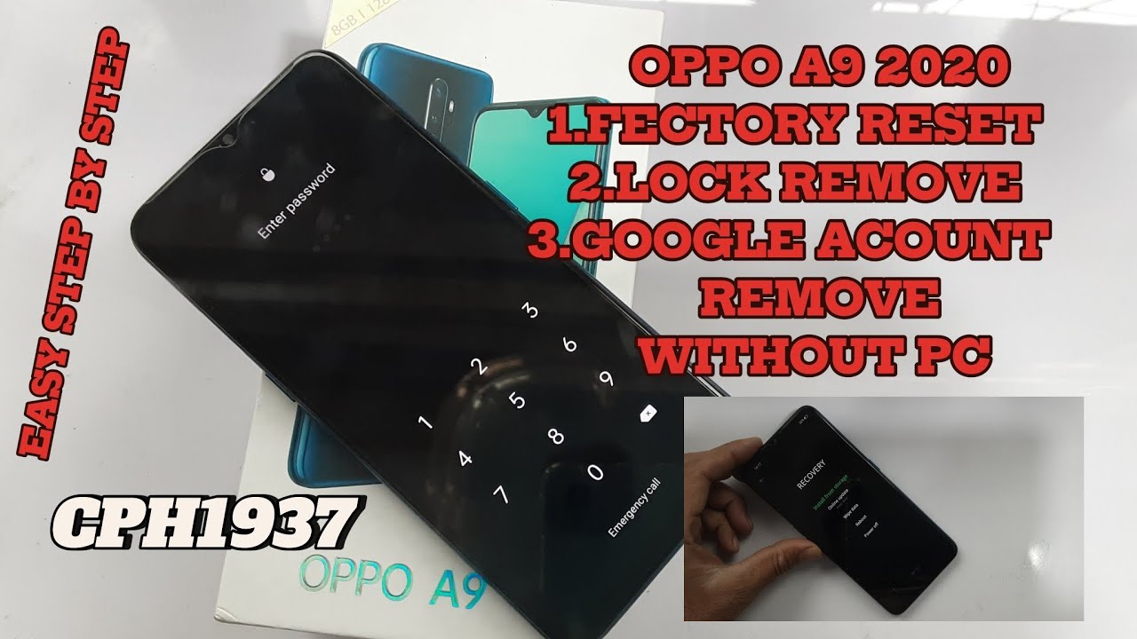 How to Hard Reset OPPO A9 2020,CPH1937 How to Hard Reset OPPO A9 2020,CPH1937