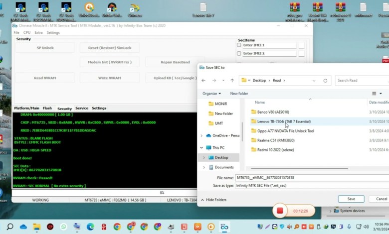 Lenovo TAB 7 Essential (TB-7304i) NVRAM File by CM2 MT2 Lenovo TAB 7 Essential (TB-7304i) NVRAM File by CM2 MT2