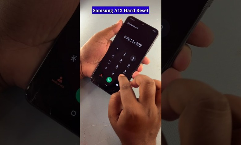 How to hard reset Samsung A12 #ytshorts #shorts How to hard reset Samsung A12 #ytshorts #shorts