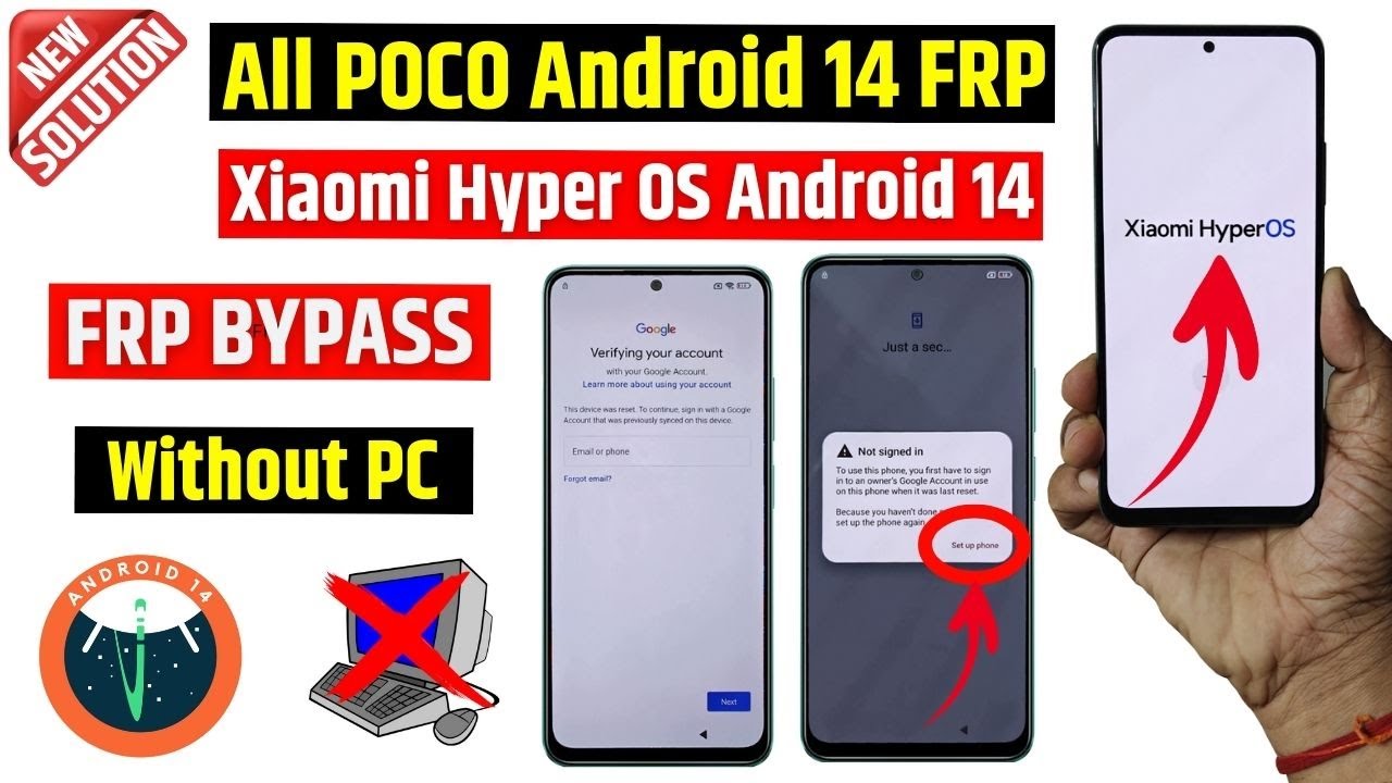 Xiaomi HyperOS – Android 14 – Frp bypass 2024 | All Xiaomi HyperOS – Android 14 – Frp bypass 2024 | All